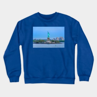 Early Morning Statue of Liberty View Crewneck Sweatshirt